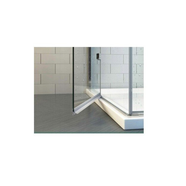 Dušo durų tarpinė skaidri 1000MM, 6mm storio stiklui, ST0010006 5