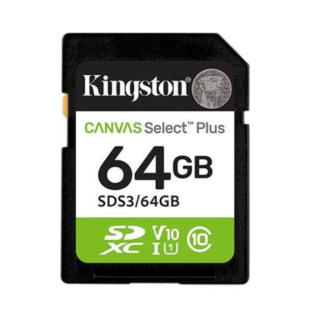 MEMORY SDXC 64GB UHS-I/SDS3/64GB KINGSTON