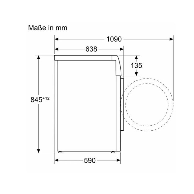 Skalbimo mašina SIEMENS iQ700, WG56B2A41, 10 kg 5
