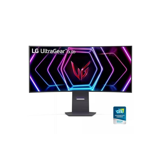 Monitor|LG|39GS95QE-B|39 |Gaming/Curved/21 : 9|Panel OLED|3440x1440|21:9|240Hz|Matte|0.03 ms|Swivel|Height adjustable|Tilt|Colour Black|39GS95QE-B