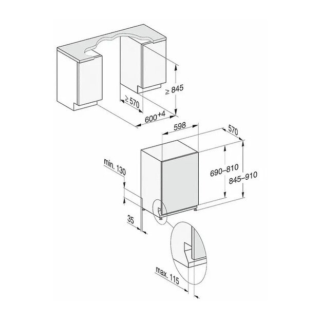 Indaplovė MIELE G 7985 SCVi K2O XXL OSW 1