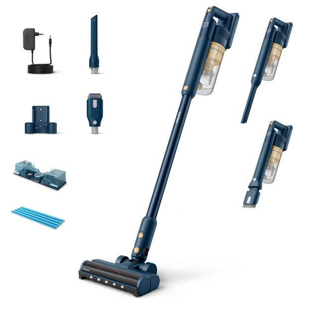 Vacuum Cleaner|PHILIPS|Upright/Cordless/Bagless|Capacity 0.27 l|Noise 84 dB|Blue|Weight 1.4 kg|XC5043/01