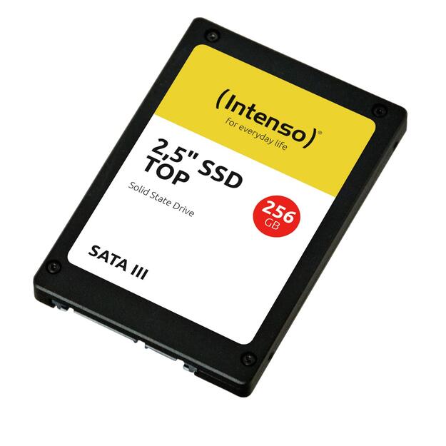 SSD|INTENSO|256GB|SATA 3.0|SLC|Write speed 500 MBytes/sec|Read speed 520 MBytes/sec|2,5 |3812440