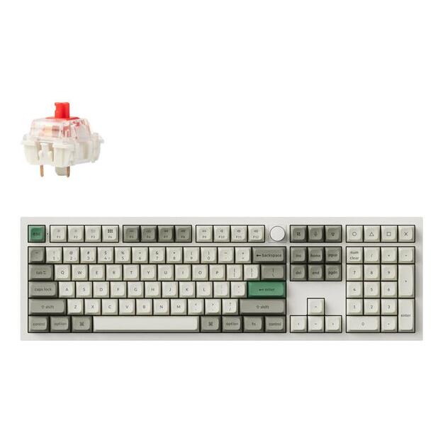 KEYBOARD WRL Q6 MAX RGB/SHELL WHITE Q6M-P1 KEYCHRON