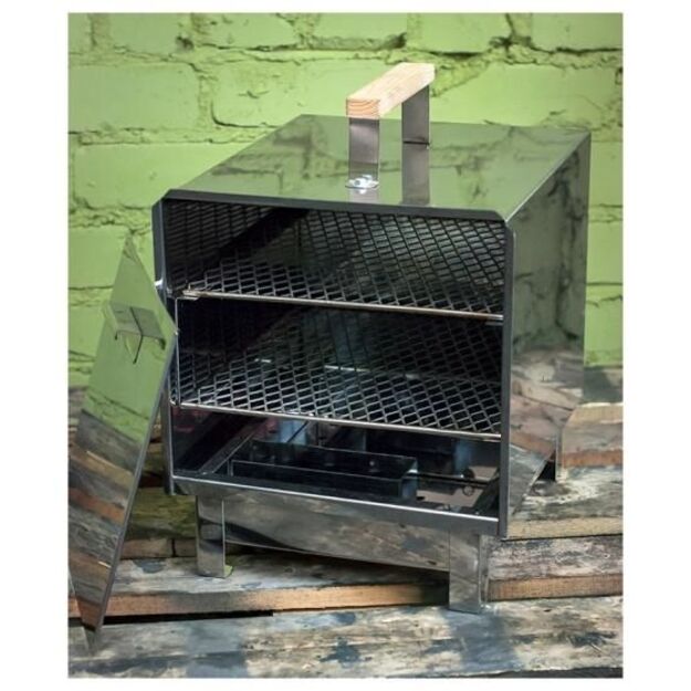 Rūkykla 45L NT i&scaron; nerūdijančio plieno 2