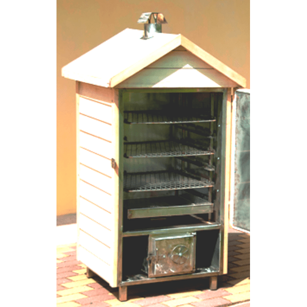 Rūkykla 200L su medžio apdaila + DOVANOS 3