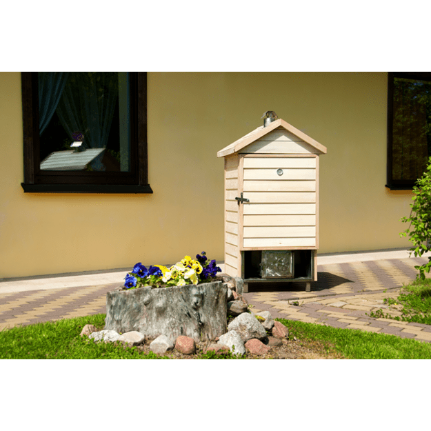 Rūkykla 200L su medžio apdaila + DOVANOS 1