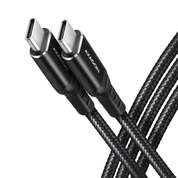 CABLE USB-C TO USB-C 3M 60W/BLACK BUCM3-CM30AB AXAGON