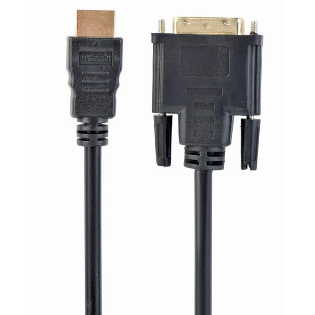CABLE HDMI TO DVI 0.5M/CC-HDMI-DVI-0.5M GEMBIRD