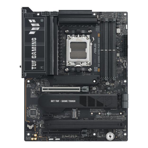 Mainboard|ASUS|AMD X870E|SAM5|ATX|Memory DDR5|Memory slots 4|1xPCI-Express 3.0 1x|1xPCI-Express 4.0 16x|1xPCI-Express 5.0 16x|4xM.2|1xHDMI|4xUSB 2.0|7xUSB 3.2|2xUSB-C|1xRJ45|3xAudio port|TUFGAMX870E-PLUSWIFI7