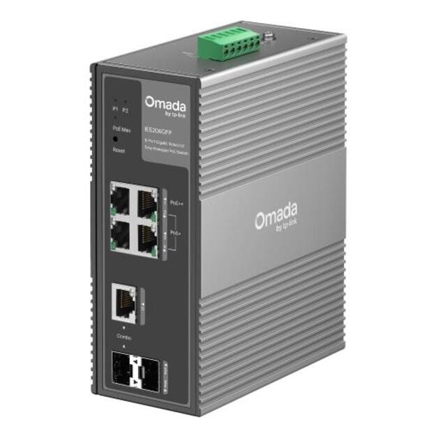 Switch|TP-LINK|Switch type Managed|Rack mounting Yes|4xRJ-45 ports|RJ-45 Ports Type Gigabit Ethernet (10/100/1000)|1xCombo SFP ports quantity|1xSFP module slots quantity|Power over Ethernet (PoE) Yes|3xPower over Ethernet plus (PoE+) ports quantity|1xPowe