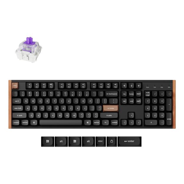 KEYBOARD WRL K10 HE SPECIAL ED/BLACK K10H-F1 KEYCHRON