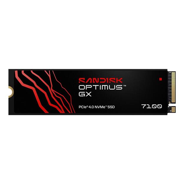 SSD|SANDISK|600xTBW rating|MTBF 1750000 h|Read speed 7250 MB/s|Write speed 6900 MB/s|NVMe Yes|PCI Express 4.0|M.2|1000 GB|SDSP71100TAN-000E0
