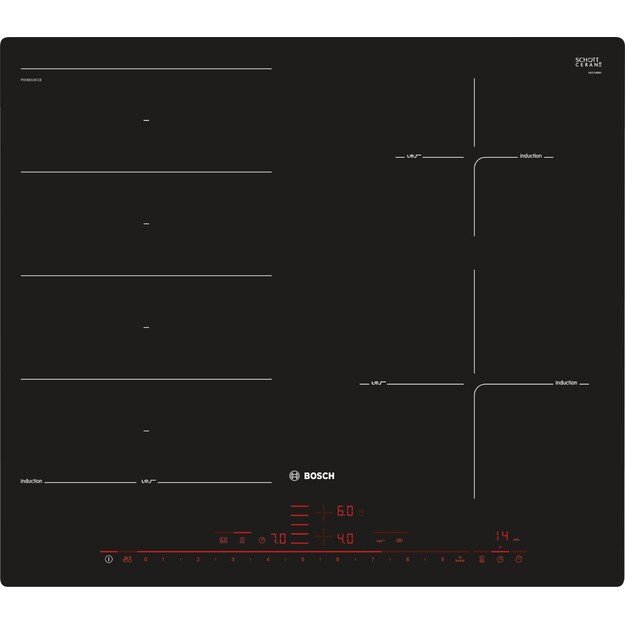 Indukcinė kaitlentė BOSCH PXE601DC1E