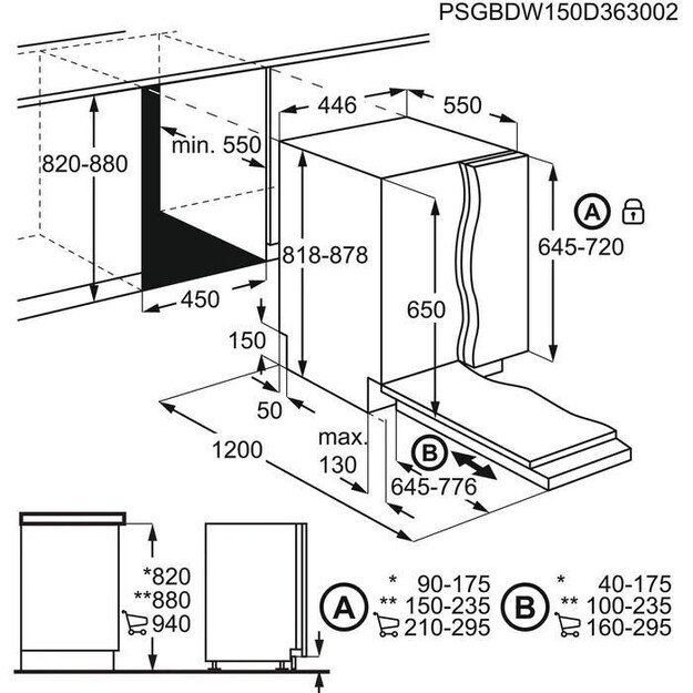 Įmontuojama indaplovė Electrolux EEG62300L 5