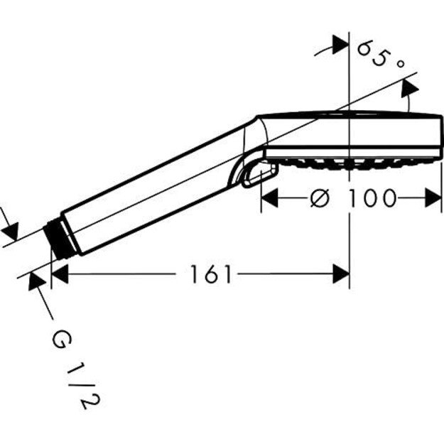 Rankinis du&scaron;as Hansgrohe Crometta 26332400 1