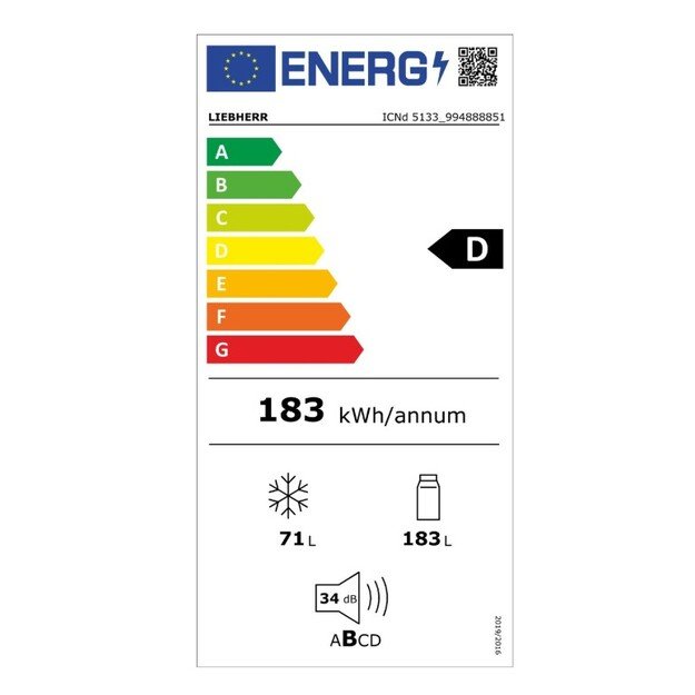 Įmontuojamas &scaron;aldytuvas Liebherr ICNd 5133 Plus NoFrost 1