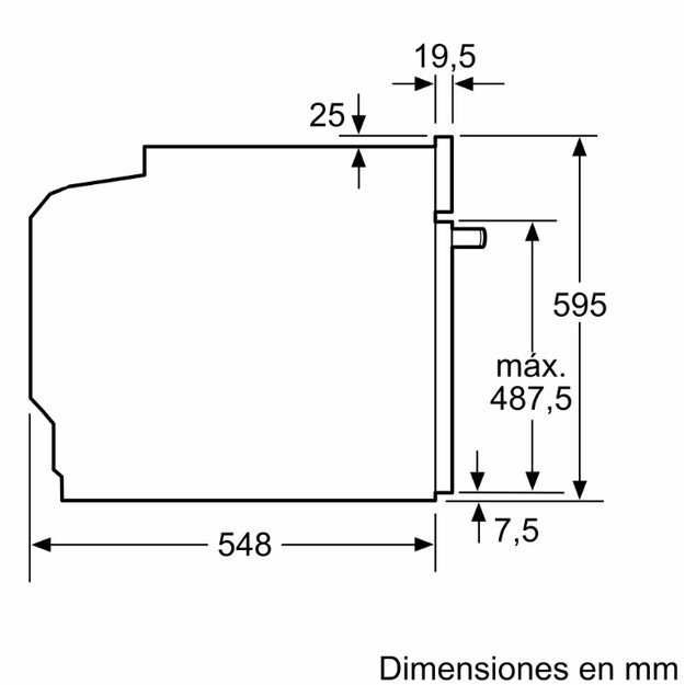Įmontuojama garinė orkaitė Siemens iQ500, HB537GES3 4