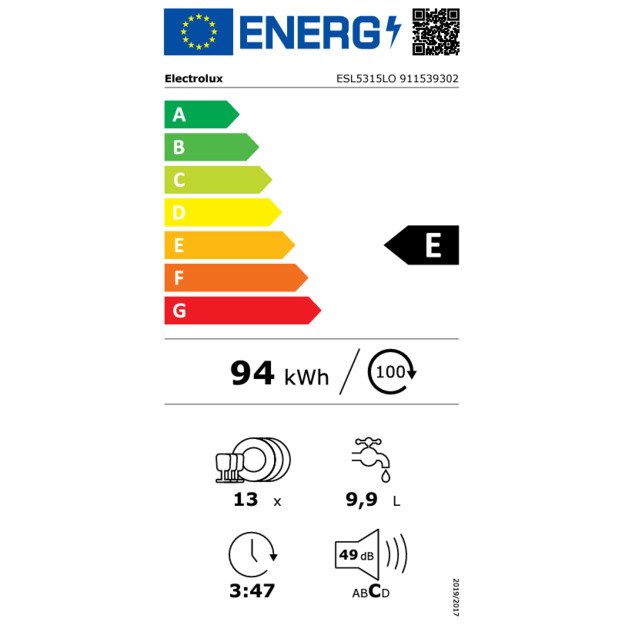 Indaplovė ELECTROLUX ESL5315LO