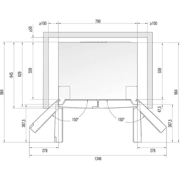 Šaldytuvas GORENJE NRM8182MX