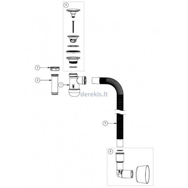 Sifonas KAME AC1411