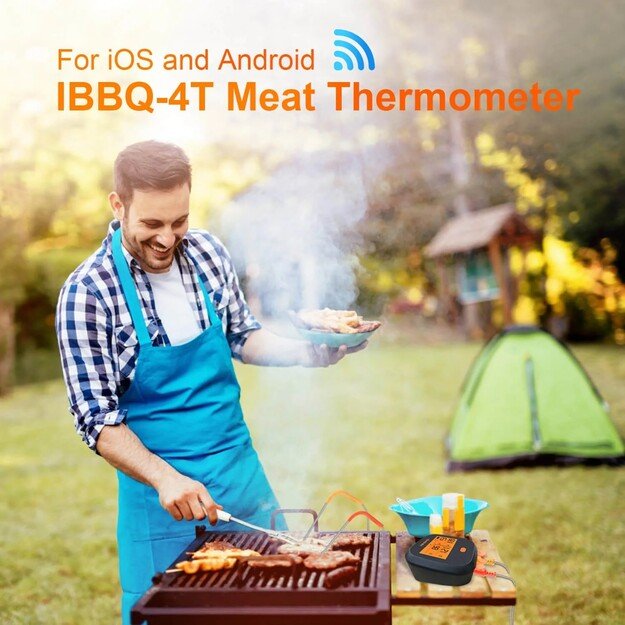 Wi-Fi skaitmeninis termometras INKBIRD IBBQ-4T