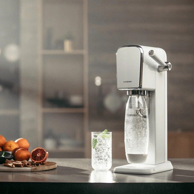 Gazuotų gėrimų gaminimo aparatas SodaStream Art White