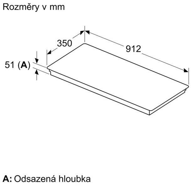 Įmontuojama indukcinė kaitlentė Siemens EX275HXC1E