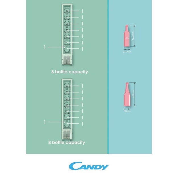 Šaldytuvas Candy CCVB 15/1