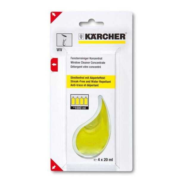 Langų ploviklio kapsulės 4x20 ml, KARCHER 6.295-302.0