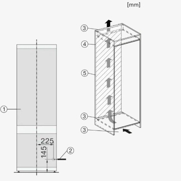 Įmontuojamas šaldytuvas Miele KF 7731 D, 12445010