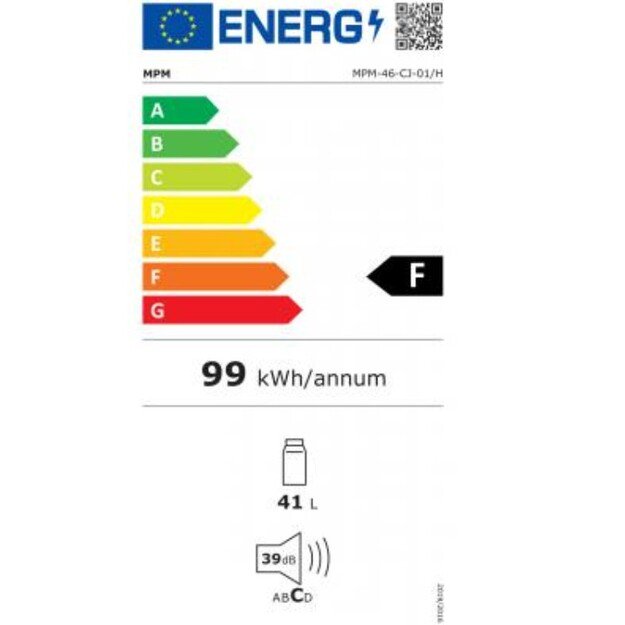 Šaldytuvas MPM-46-CJ-01/E