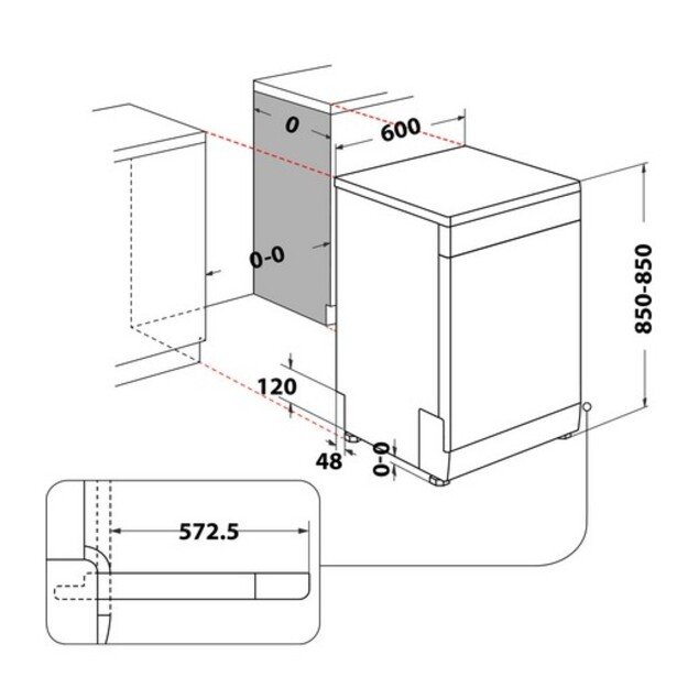 Indaplovė Whirlpool W2F HD624