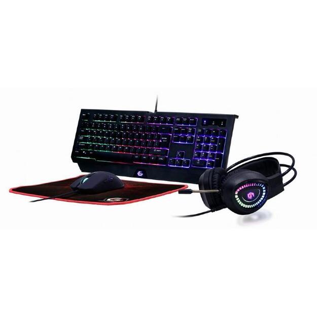 KEYBOARD USB GAMING KIT ENG/PHANTOM GGS-UMGL4-01 GEMBIRD