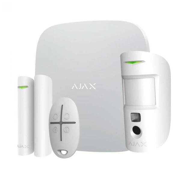 ALARM SECURITY STARTERKIT CAM/PLUS WHITE 38174 AJAX