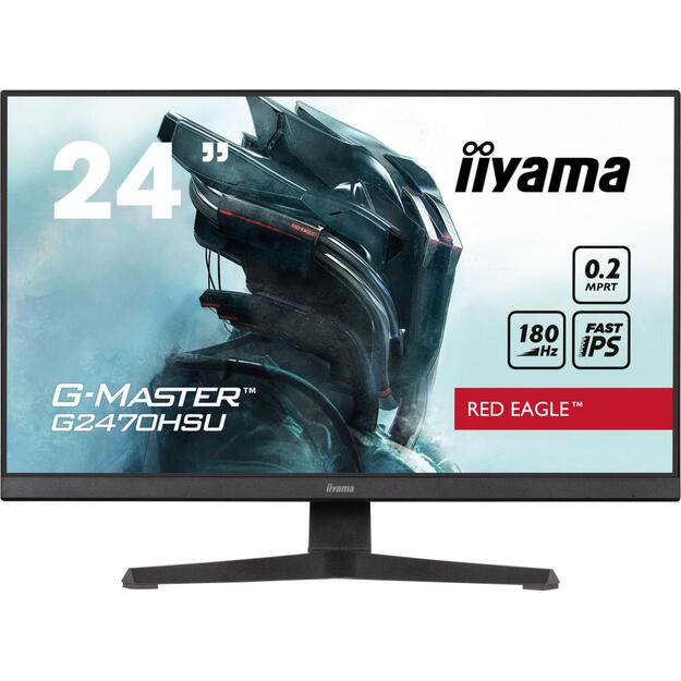 LCD Monitor|IIYAMA|G2470HSU-B6|24 |Panel IPS|1920x1080|16:9|180Hz|Matte|0.2 ms|Speakers|Colour Black|G2470HSU-B6