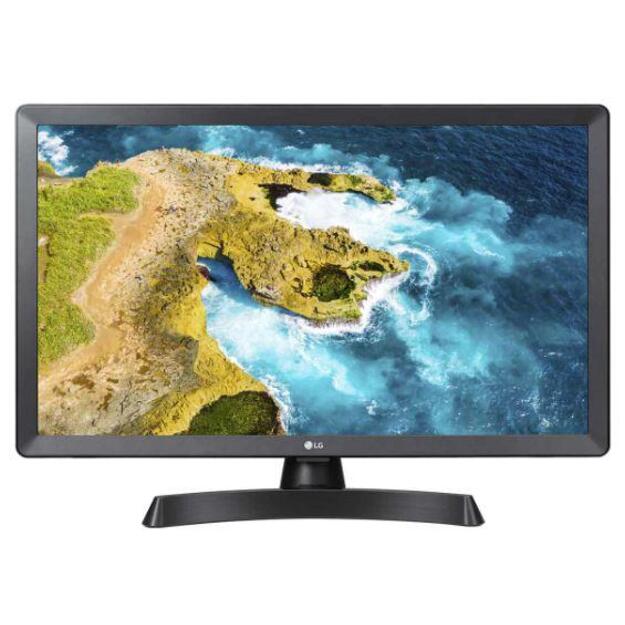 LCD Monitor|LG|24TQ510S-PZ|23.6 |TV Monitor/Smart|1366x768|16:9|14 ms|Speakers|Colour Black|24TQ510S-PZ