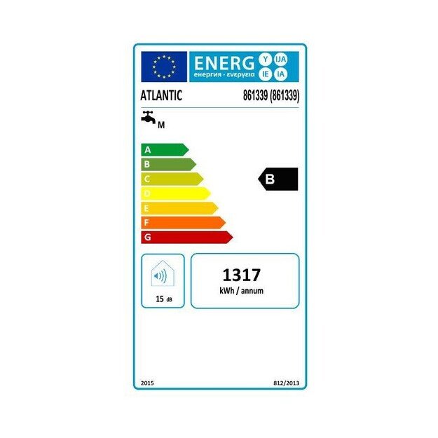 Elektrinis vandens šildytuvas Atlantic STEATITE CUBE WiFi 75 2.4kW 75L