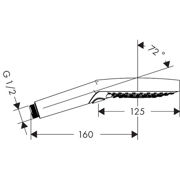 Dušo galvutė Hansgrohe Raindance Select S 120, 26530000