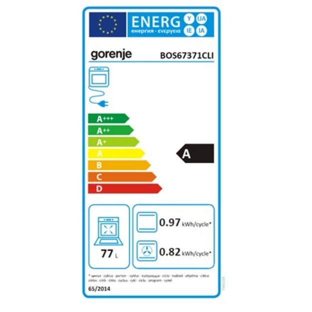 Orkaitė GORENJE BOS67371CLI