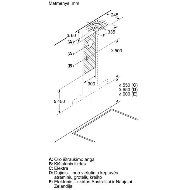 Gartraukis Bosch DWB97JP50