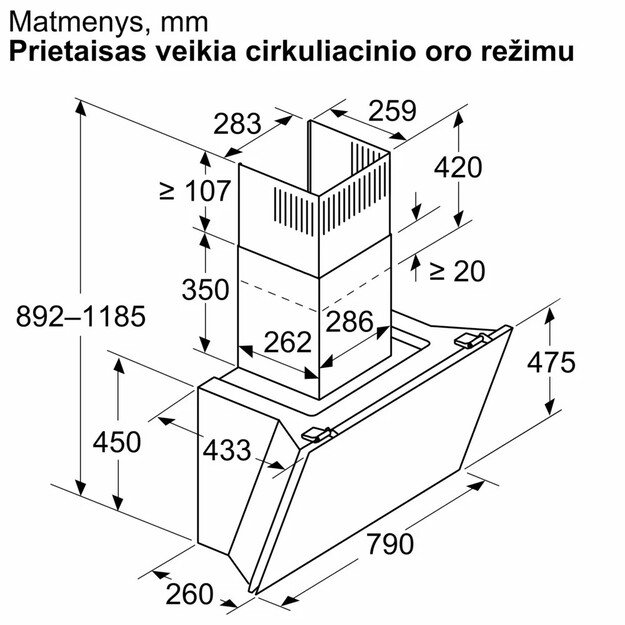 Gartraukis Bosch DWK81AN60