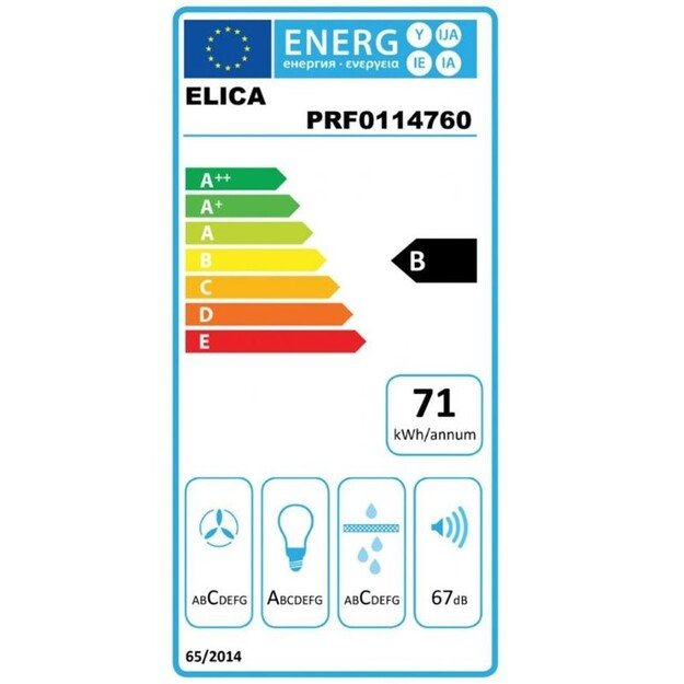 Įmontuojamas gartraukis Elica BOXIN LX/IX/A/60, PRF0114760A 2