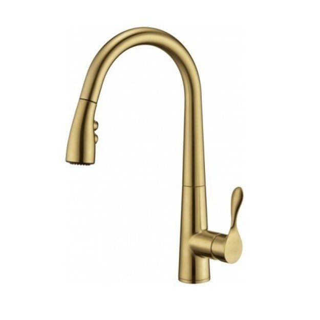 Kitchen faucet with pull-out hose Blue Water Stabili, bronze color, 5901730615937