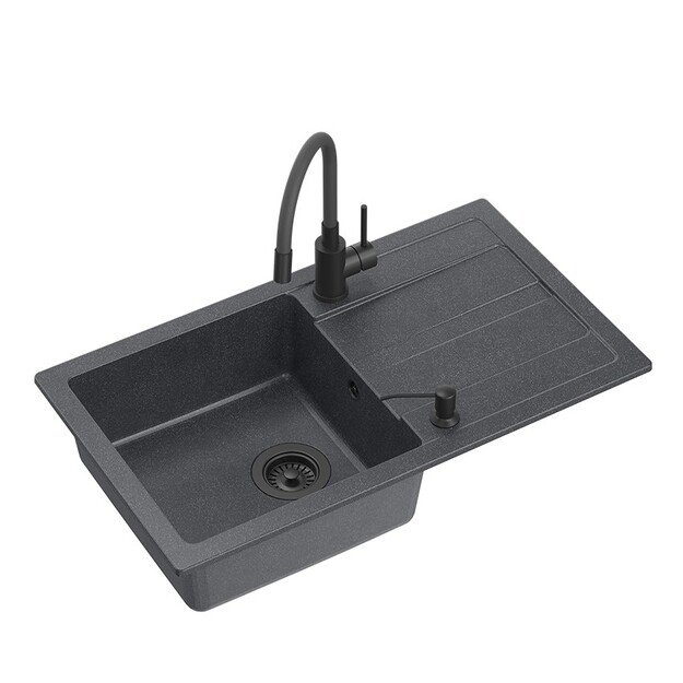 Plautuvė su mai&scaron;ytuvu ir dozatoriumi Quadron TQ7744RMBLM