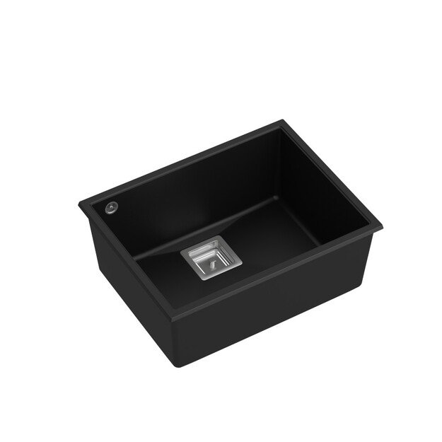 Plautuvė Quadron DAVID 50 HQD5542U7-BS, 550x420x225 anglies juoda/plieno 2