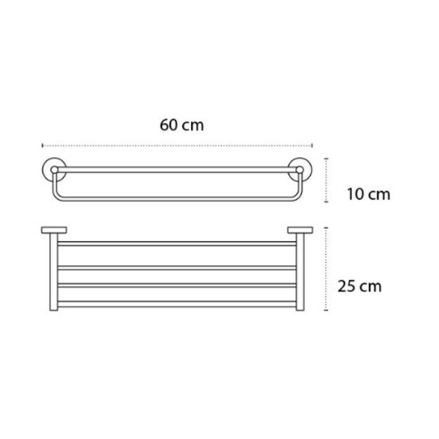 Rankšluosčių laikiklis Kapitan NETS 96 26, chromo 1