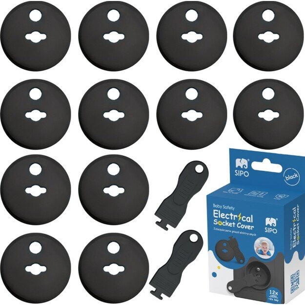 Rozečių apsaugos nuo vaikų Sipo SBS-C10B, 12vnt