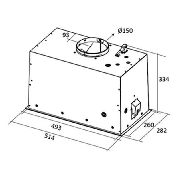 Įmontuojamas gartraukis ELICA ENTER IX/A/52, PRF0192843 2