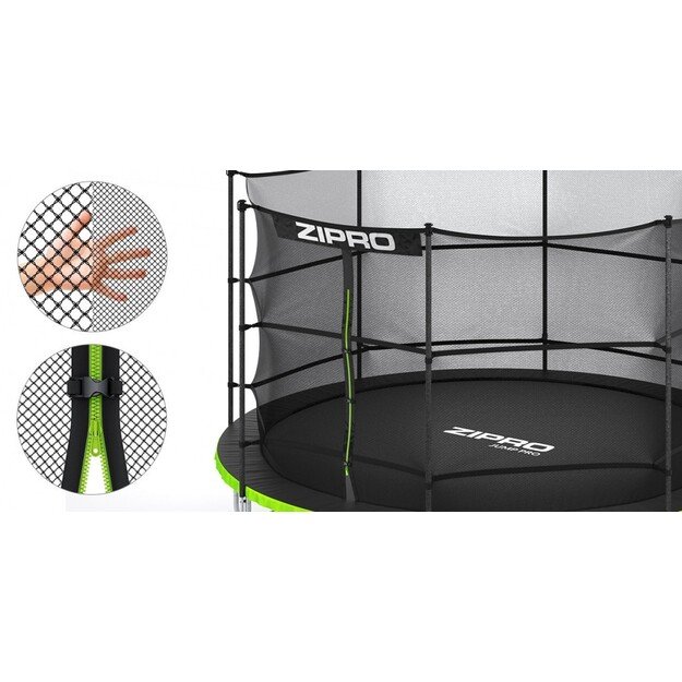 Batutas su vidiniu tinklu Zipro 8FT 252cm + maišelis batams 7